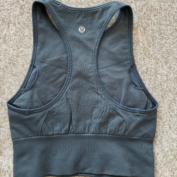 Lululemon | Ebb to Train Bra | Iron Blue | Size 4 - Picture 3 of 3